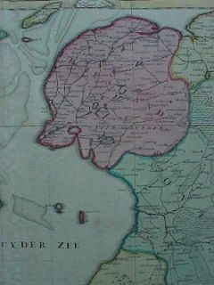 1709 Senex Elihu Yale Map Holland Netherlands Amsterdam
