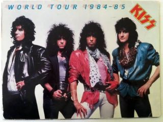  Kiss World Tour 1984 1985 Program Eric Carr