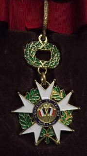 Legion of Honour France 1802 Legion de Honor Francia Medal Ribbon Box