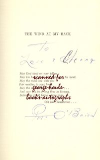 Signed and Inscribed by Pat OBrien