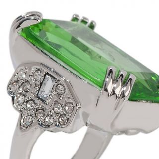 Jewelry Rings Fashion SCAASI Large Green Stone Cocktail Ring