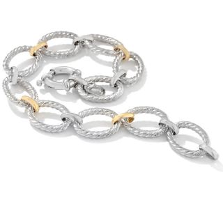 Jewelry Bracelets Chain MAJ® Twisted Link Sterling Silver and