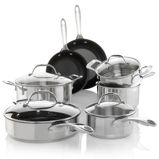 Curtis Stone SteelWorks Stainless Steel Cook Set   11 Piece
