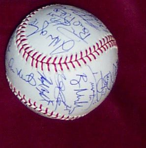 2010 Rochester Red Wings Baseball Ball Signed 26 Twins