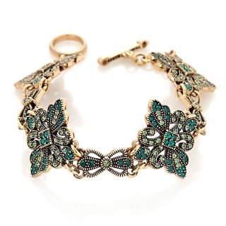 studio barse tonal bronze floral 7 12 bracelet d 20121003090723787