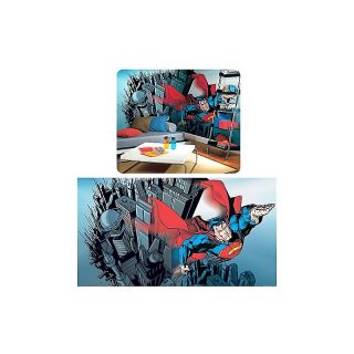  Kids Decor Wall Decals Superman Full Size Prepasted Mural   9H x 15W