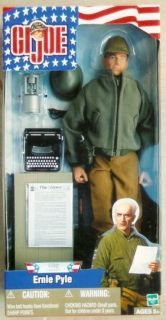 NEW HASBRO ERNIE PYLE 12 INCH ACTION FIGURE FROM D DAY COLLECTION