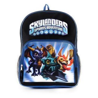 Skylanders Spyros Adventure Kids 3D Backpack Gill Grunt Trigger Happy