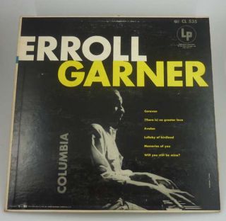 Erroll Garner Columbia CL535 Vinyl LP Vintage Red Label w Gold Print