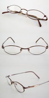 ESCADA E 170 Prescription Eyeglasses Titanium Brown 46