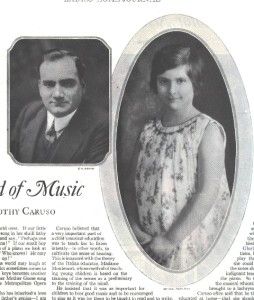 1928 E LG Photo Image Enrico Caruso Dorothy Caruso