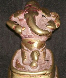 Antique Hindu God Ganesha Traditional Indian  Ritual RARE Bronze