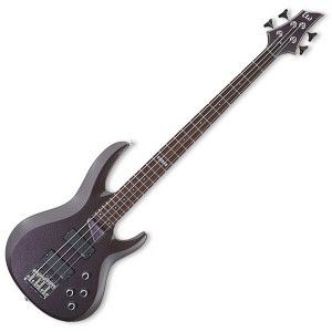 ESP LTD B 104 Electric Bass Guitar, Midnight Purple NEW