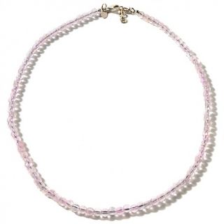 Nicky Butler Rose Quartz Sterling Silver 20 Bead Necklace