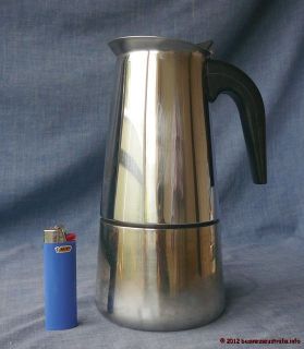 Big Stainless Steel Stove Top Espresso Maker 525ml