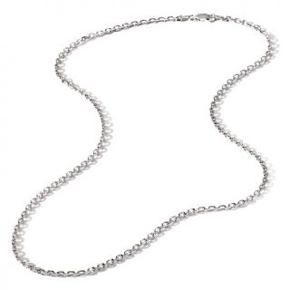  Jewelry Necklaces Chain Sterling Silver 2.2mm Cable Chain 22 Necklace