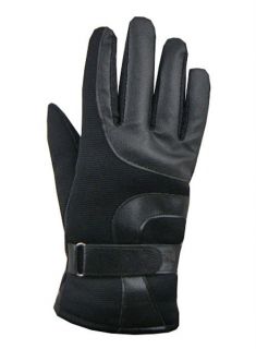  Fashion Winter Comfort Warm PU Leather Driving Riding Gloves 15
