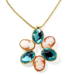 Amedeo NYC Amedeo NYC® Bay of Naples 20mm Cornelian Shell and Blue