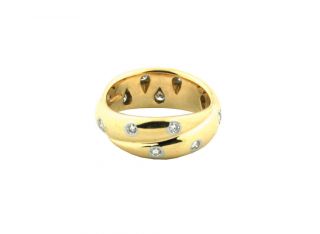 Tiffany & Co. Etoile Twist Yellow Gold / Platinum Diamond Ring