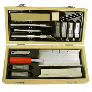 30 piece Hobby Knife and Miter Saw Cutting Craft Set