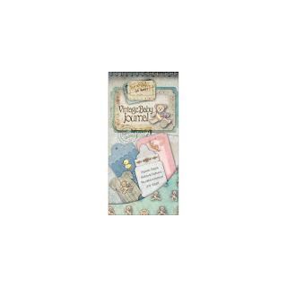 FabScraps Vintage Baby Journal Tags and Die Cuts Book