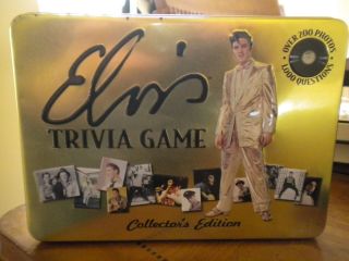 Elvis Presley Trivia Game Collectors Edition