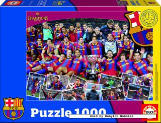 EDUCA 1000 pieces jigsaw puzzle Barcelona Champions (15196)