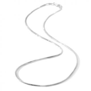 Sterling Silver 1.1mm Box Chain 24 Necklace