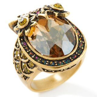 Heidi Daus Y Eyez Old Owl Crystal Accented Ring