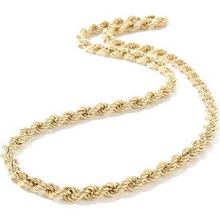  Valere Yellow Bronze 8mm Rope Link 30 Necklace