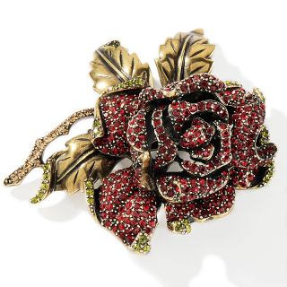 Jewelry Brooches & Pins Heidi Daus Rose Elegance Crystal