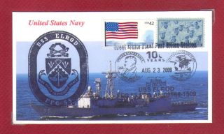 USS Elrod FFG 55 USN Missile Frigate 100th Anniv GWF Postmark Naval