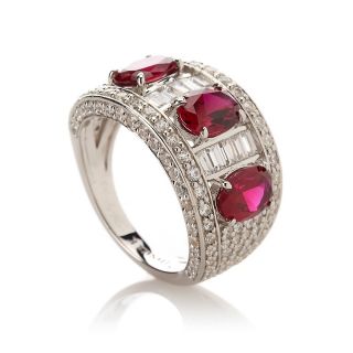 Jewelry Rings Band Wide Daniel K Absolute™ Oval Created Ruby