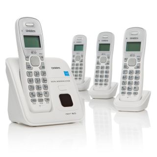 Uniden DECT 6.0 4 pack Cordless Home Phone Set with Digital Answering