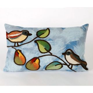 Liora Manné Visions III Song Birds Pillow   Blue