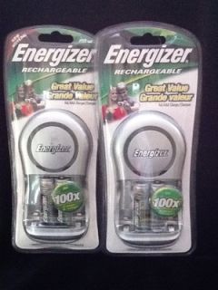 Energizer RECHARGEABLE CHARGER & BATTERIES ~ NEW FACTORY SEALED