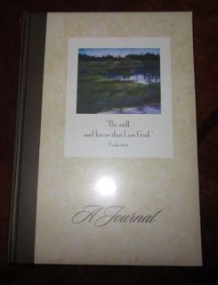 Be Still and Know That I Am God Hard Cover Journal New