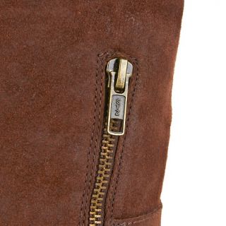 Bacio 61 Profondo Tall Leather Boot with Buckles