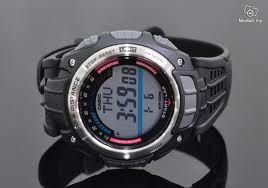Casio Mens Running Watch Distance Monitor Pedometer SGW200 1VCF New