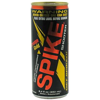 Shooter 24 8 4 oz Cans Orange Gold Energy Drinks Spike LLC