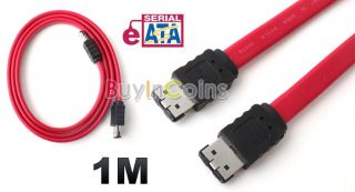 3ft 3 ft eSATA to eSATA 7 Pin Latch External Cable 1M