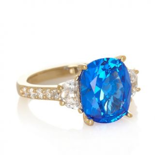 Jean Dousset 6.7ct Simulated Kashmir Blue Sapphire and Absolute™ 3