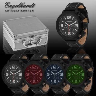 Engelhardt Large U Boat Automatic Watch Black Ø50MM Different Color