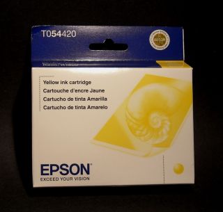 Genuine Epson Ink Cartridge Stylus R800 R1800 Yellow