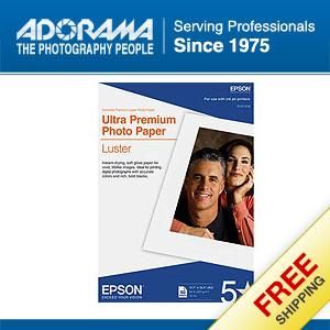 Epson Ultra Premium Luster E Photo Resin Coated Inkjet Paper, A3 Size