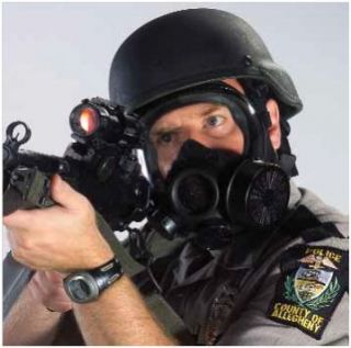 MSA Advantage 1000 Riot Control Agent Gas Mask   Large