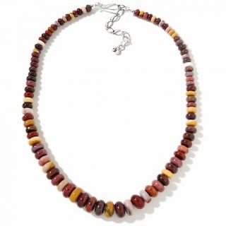 Jay King Mookite Sterling Silver 18 Beaded Necklace