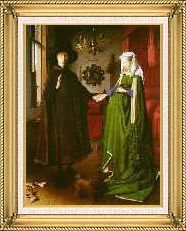 Jan Van Eyck Arnolfini Wedding Portrait Repro Canvas