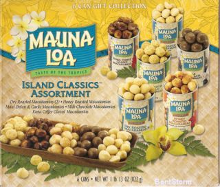 Mauna LOA Assorted Macadamia Nuts Hawaiian Gift Basket Chocolate