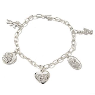  silver guardian angel dangle bracelet rating 5 $ 39 95 s h $ 5